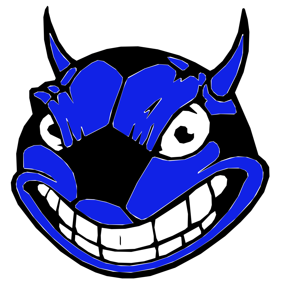 Blau-Weiße Teufel Logo